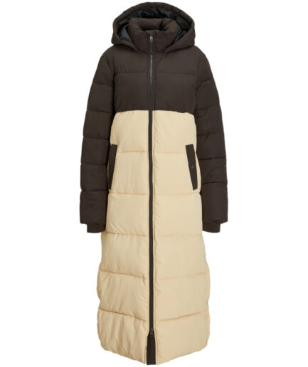 LULULIA dame Clara Long Puffer  Beige