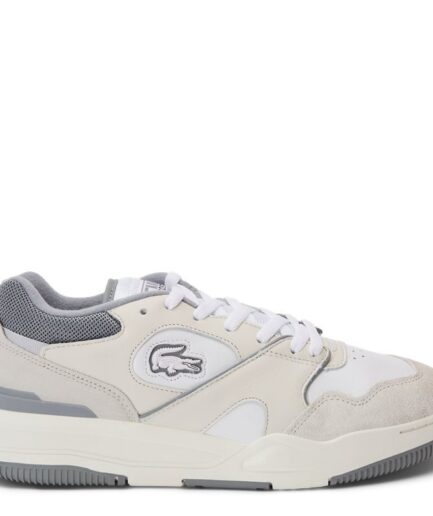 Lacoste Lineshot Leather Logo Sneaker Hvidgrå