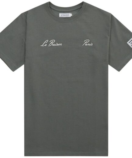 Le Baiser Garonne Tshirt Steel Green