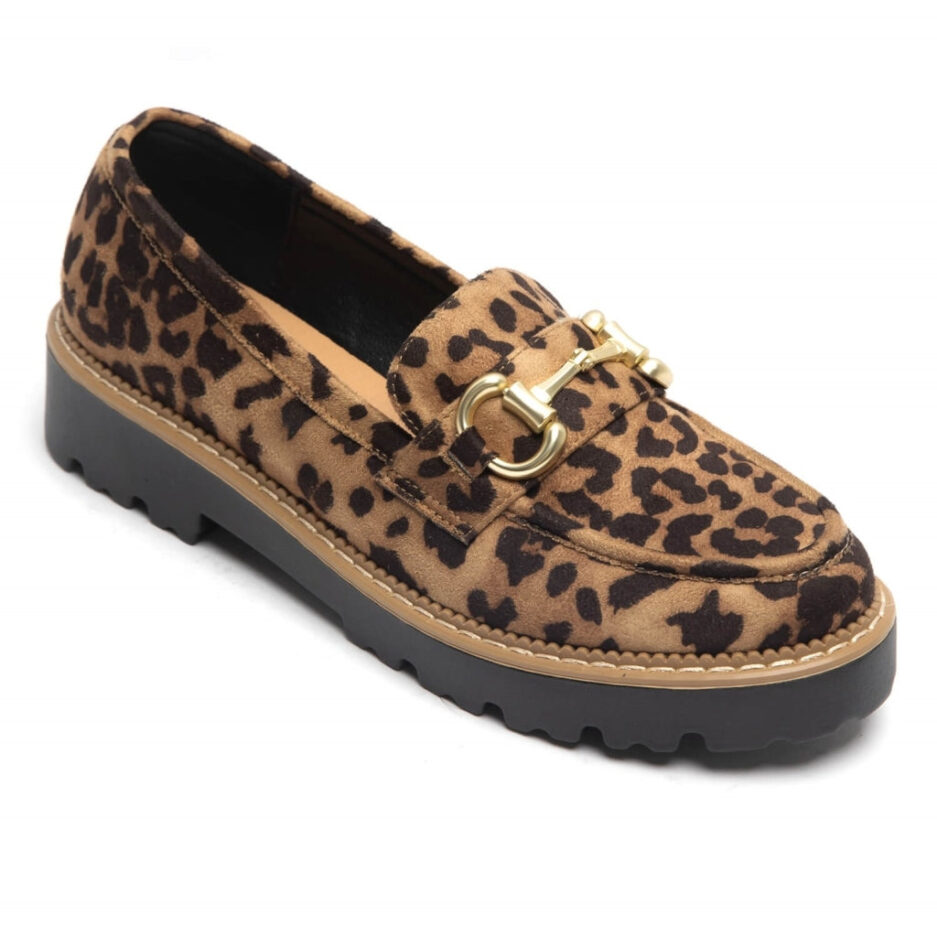 Lucia Dame loafers   Leopard