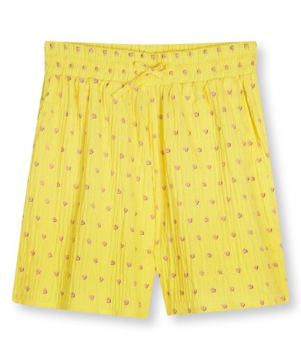 Mads Nørgaard  Shorts  Crinckle Pop Dora Shorts AOP  Mush Dot AopLemon Zest