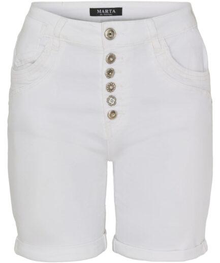 Marta Du Chateau dame shorts MdcSierra  White