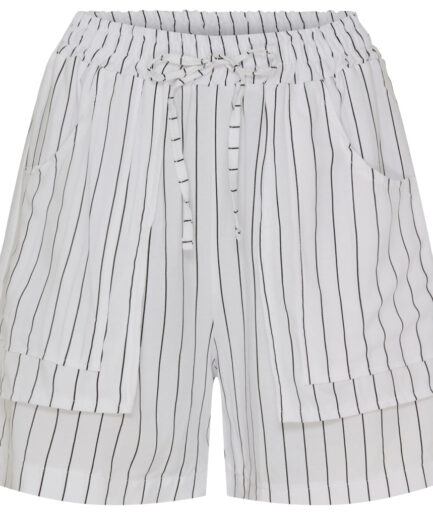 Marta Du Chateau dame shorts MdcZita  WhiteBlack Stripe