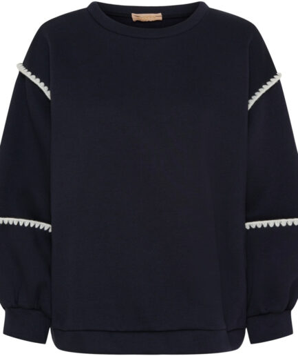 Marta Du Chateau dame sweatshirt MdcKelly  Navy