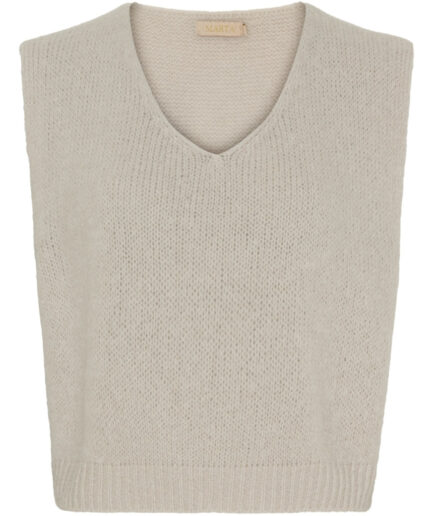 Marta Du Chateau dame vest MdcMarlene   Beige