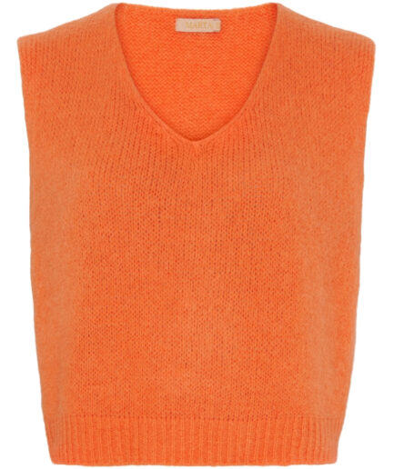 Marta Du Chateau dame vest MdcMarlene   Orange