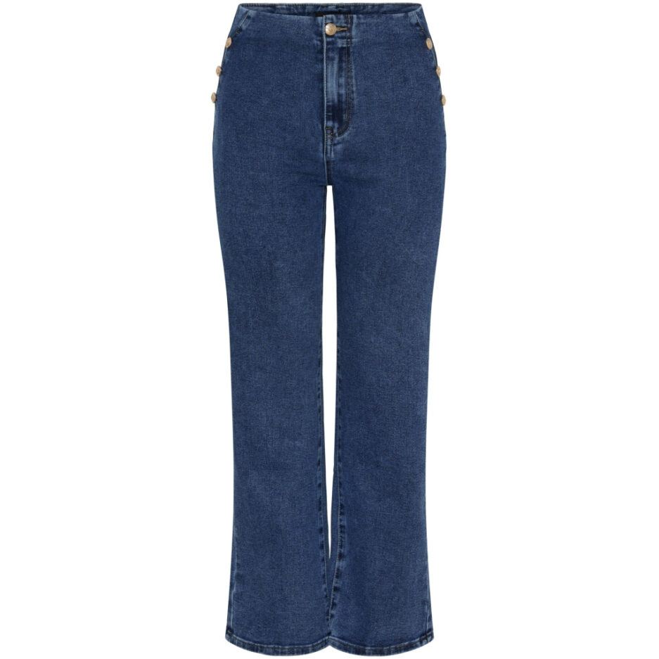 Marta du Chateau dame bukser MdcElvira Mdc  Dark Blue Denim