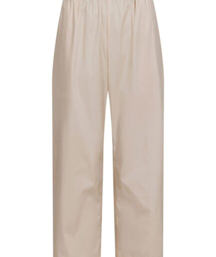 Neo Noir  Bukser  Yana Poplin Pants  Dark Sand