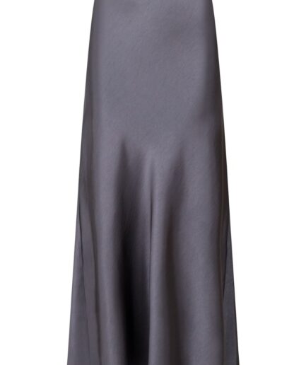 Neo Noir  Nederdel  Vicky Heavy Sateen Skirt  Dark Grey