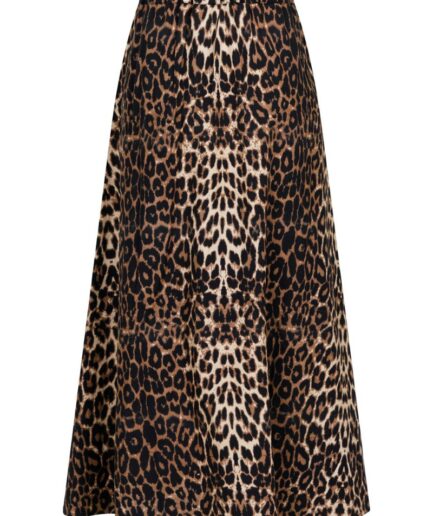 Neo Noir  Nederdel  Yara Leo Long Skirt  Leopard