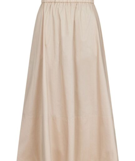 Neo Noir  Nederdel  Yara Poplin Skirt  Dark Sand