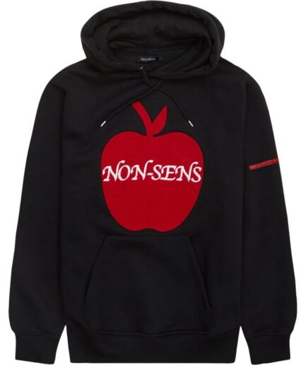 Nonsens Pinklady Hoodie Black