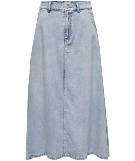 ONLY dame nederdel ONLMINDY  Light Blue Denim