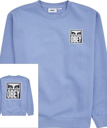 Obey Obey Eyes Icon Crewneck Lilla