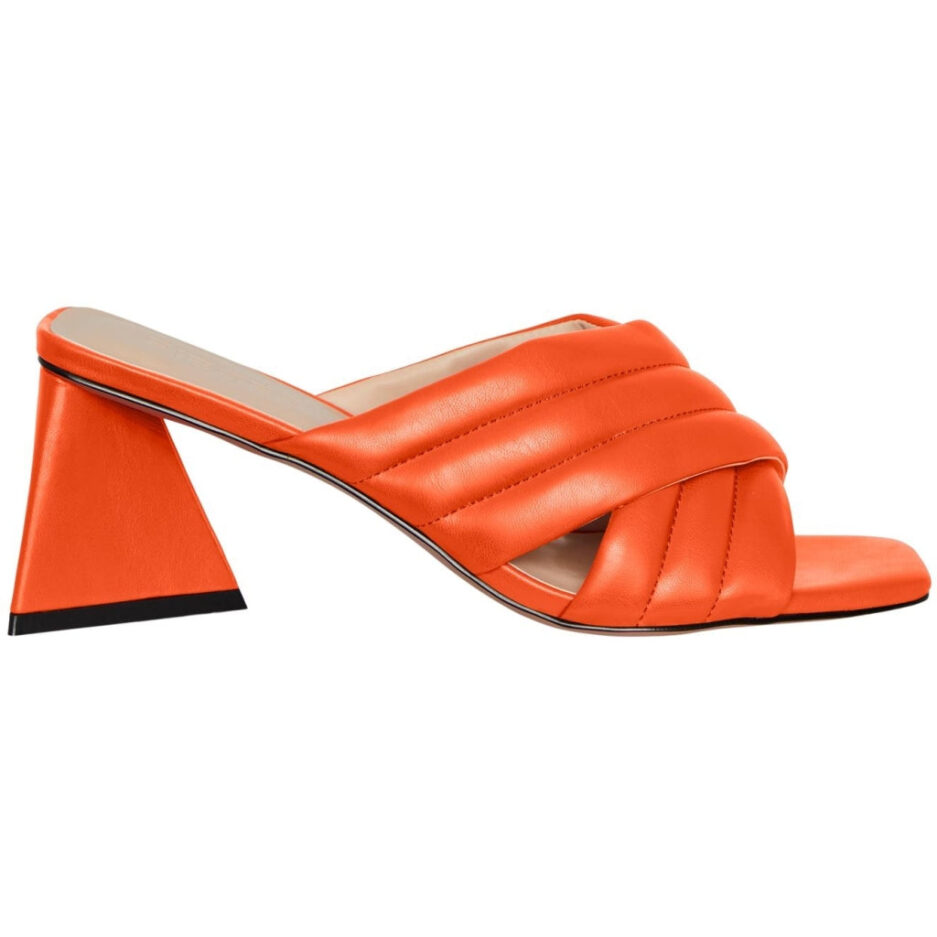 PCJULISE PADDED SANDAL  Red Orange