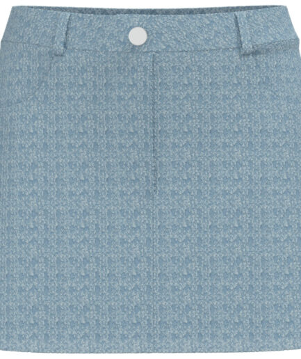 PIECES dame nederdel PCJACY  Light Blue Denim