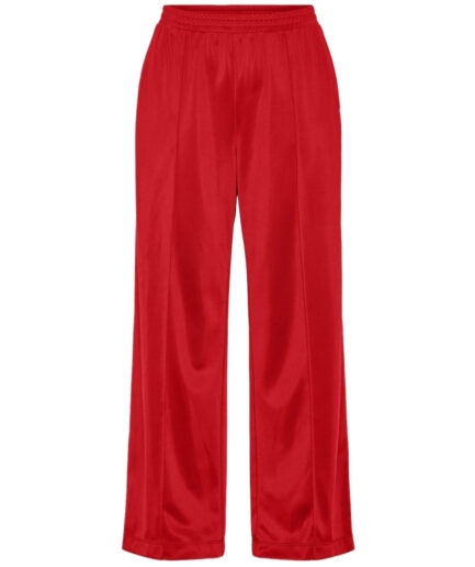 PIECES dame track pants PCGRACE  High risk red