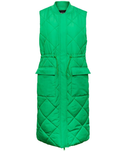 PIECES dame vest PCFAITH  Bright Green