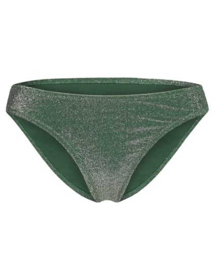 Pieces  Badetøj  PC Bling Bikini Brief Lurex Sww  Dark GreenSilver Lur