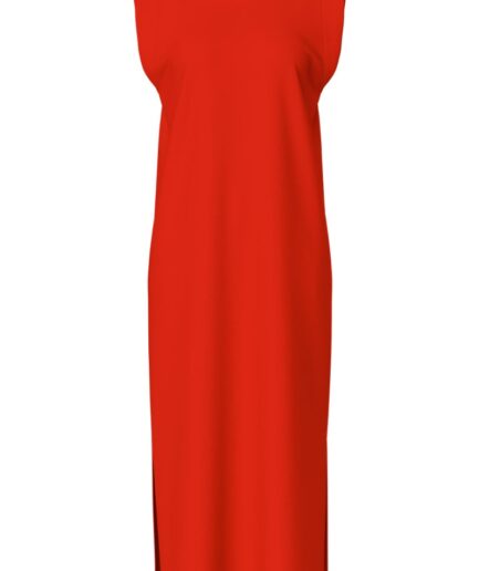 Pieces  Kjole  PC Chilli Summer Sl Ankle Dress  Poppy Red