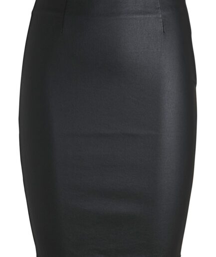 Pieces  Nederdel  PC Paro HW Coated Skirt  Black