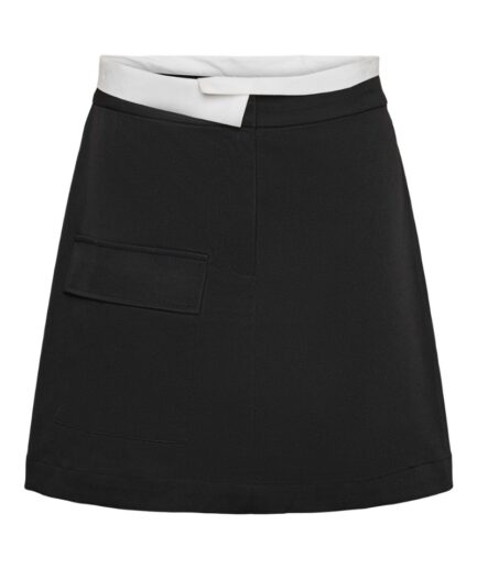 Pieces  Nederdel  PC Taylor Mw Short Skirt  Black