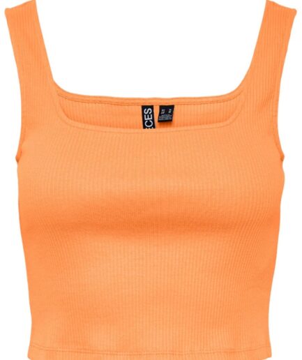 Pieces  Top  PC Nukisa Cropped Tank Top  Mock Orange