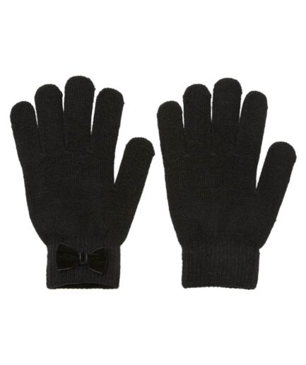 Pieces  Vanter  PC New Buddy Bow Smart Gloves  Black