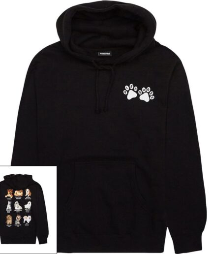 Pleasures Now Puppies Hoodie Black