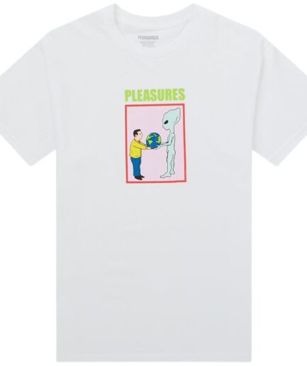 Pleasures Now Regular Fit Gift Tee Tshirts White