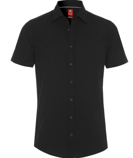 Pure Slim Fit Kortæmet Skjorte  Blackxlarge