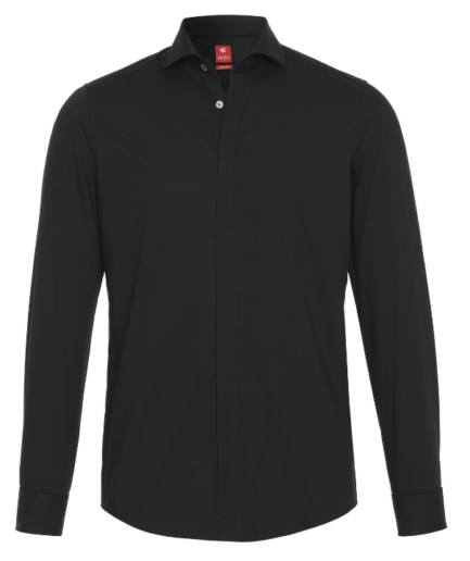 Pure Slim Fit Smoking Skjorte  Blackxlarge