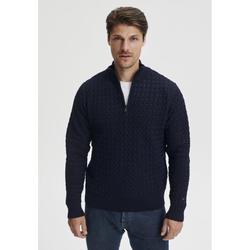 Redgreen Half Zip Strik NavySmall