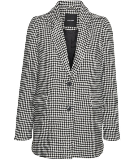 VERO MODA dame blazer VMHARPER  Black White Houndstooth