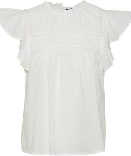 VERO MODA dame bluse VMTRINE  Snow white