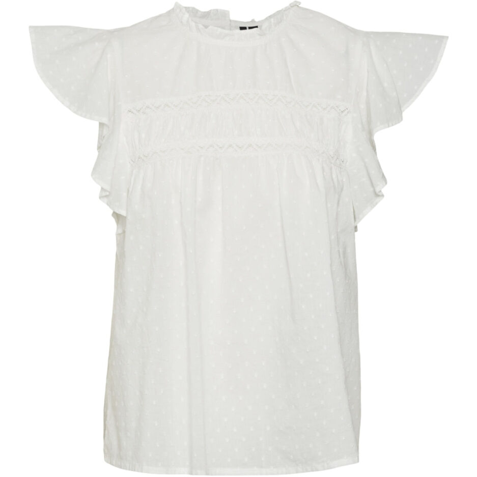 VERO MODA dame bluse VMTRINE  Snow white