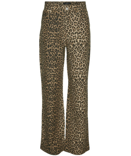 VERO MODA dame jeans VMTESSA  Silver Mink LEOPARD