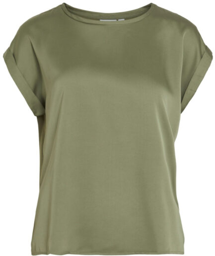 VILA dame top VIELLETTE  Oil Green