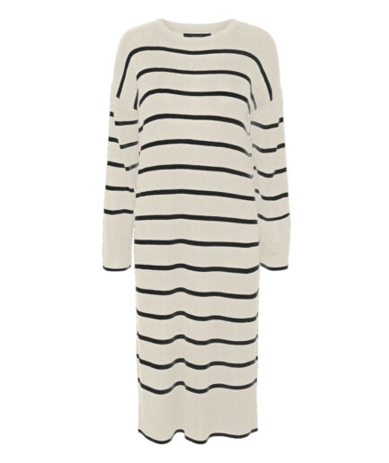 Vero Moda dame kjole VMJOANA  Birch Stripes W Black