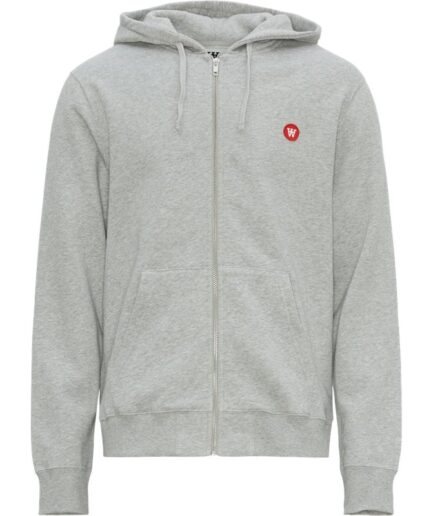 Wood Wood  Zan Zip Patch Hoodie