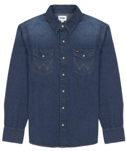 Wrangler Denim Skjorte medium