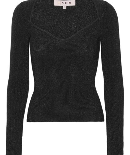 AView  Bluse  Alexandra Knit Blouse  Black