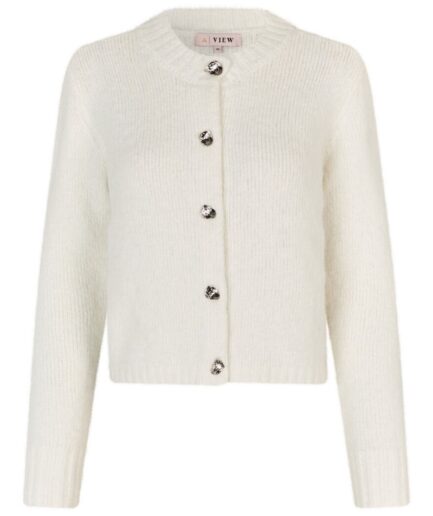 AView  Cardigan  Audrey Knit Cardigan  Off White