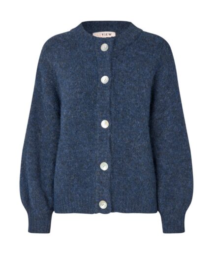 AView  Cardigan  Patrisia Solid Knit Cardigan  Navy