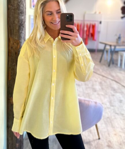 AView  Skjorte  Sonja Shirt  YellowWhite