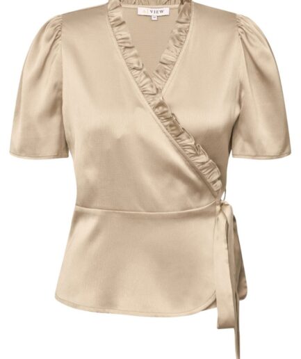 AView  Top  Peony Blouse  Light Sand