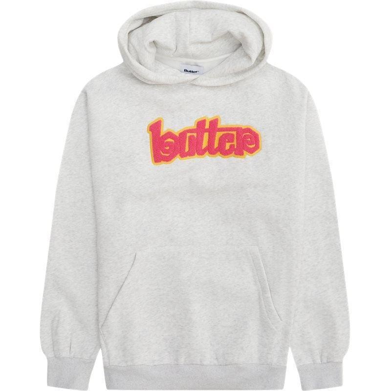 Butter Goods Swirl Hood Sweatshirt Grå