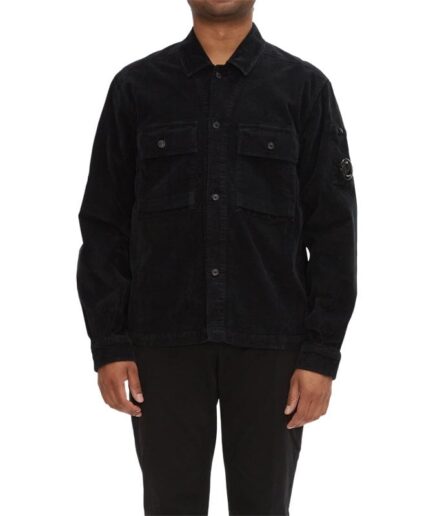 Cp Company  Corduroy Buttoned Utility Overshirt