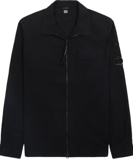 Cp Company  Gabardine Zipped Overshirt