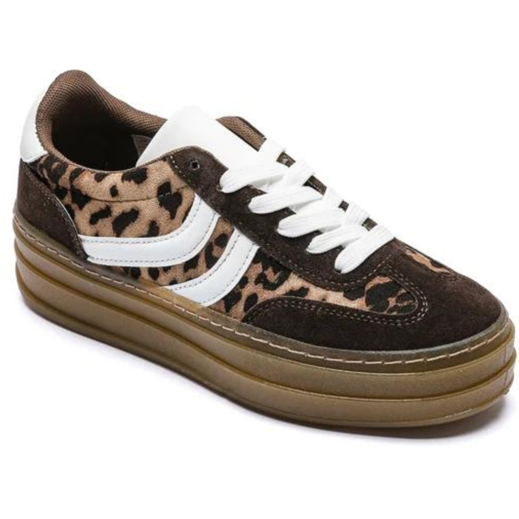 Claudette dame sneakers   Leopard